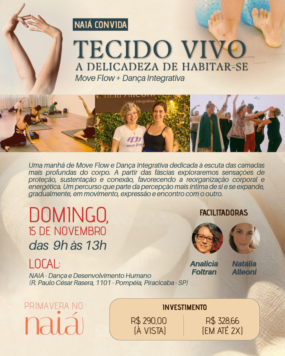Tecido Vivo — a delicadeza de habitar-se